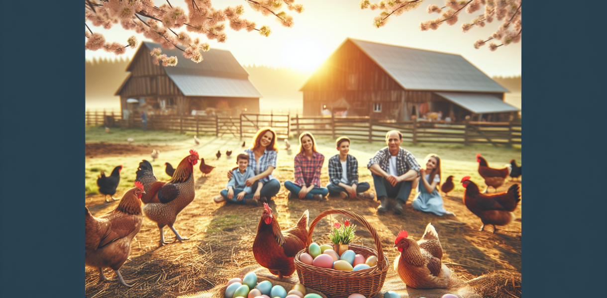 alt_text: Desain Paskah hijau: telur cokelat berubah jadi bom benih, berfokus pada keberlanjutan.