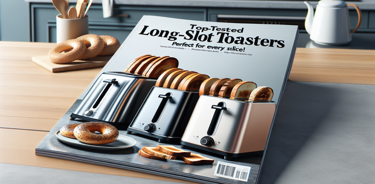 alt_text: Long Slot Toaster Terbaik untuk Roti & Bagel dengan Desain Modern dan Efisien.