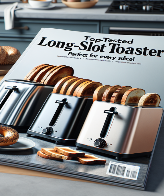 alt_text: Long Slot Toaster Terbaik untuk Roti & Bagel dengan Desain Modern dan Efisien.