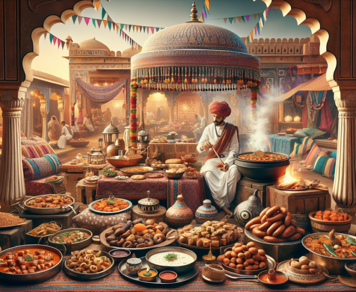 alt_text: Sheraton Grand Bangalore menampilkan sajian khas dan budaya kuliner Rajasthan.