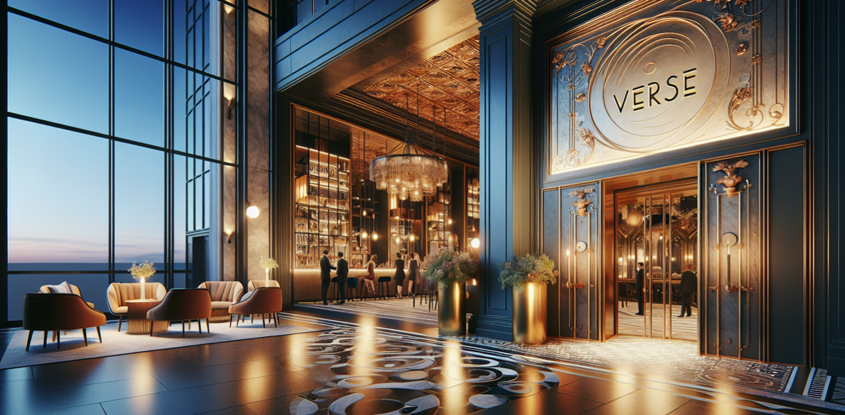 alt_text: Interior elegan Verse Kitchen dan layanan pembersihan karang gigi ala hotel.