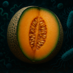 alt_text: "Melon cantaloupe bisa mengandung Listeria, risiko berbahaya di balik manisnya buah ini."