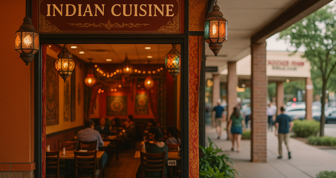 alt_text: Restoran Curry and Grill baru dibuka di Shenandoah, menawarkan menu istimewa.