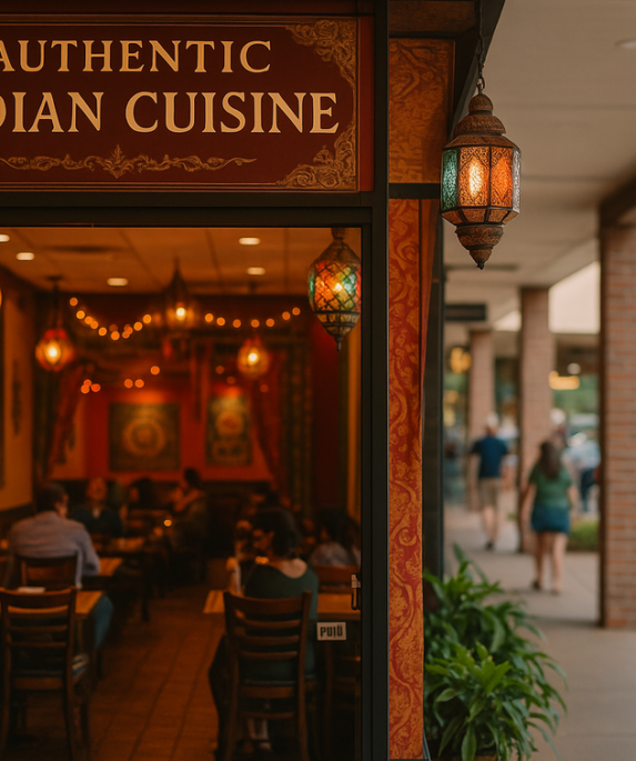 alt_text: Restoran Curry and Grill baru dibuka di Shenandoah, menawarkan menu istimewa.