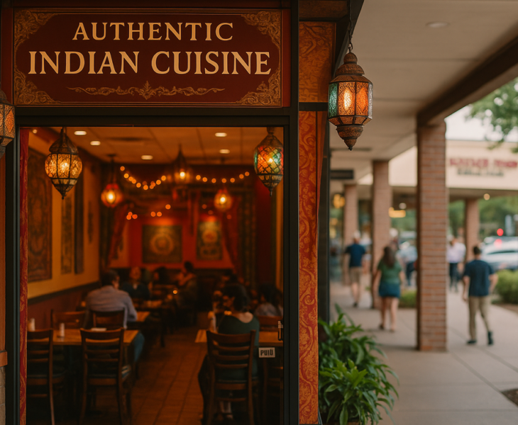 alt_text: Restoran Curry and Grill baru dibuka di Shenandoah, menawarkan menu istimewa.