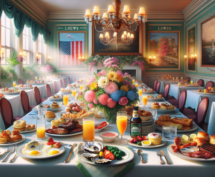 alt_text: Brunch Hari Ibu dengan permainan dan kejutan di Lewes.