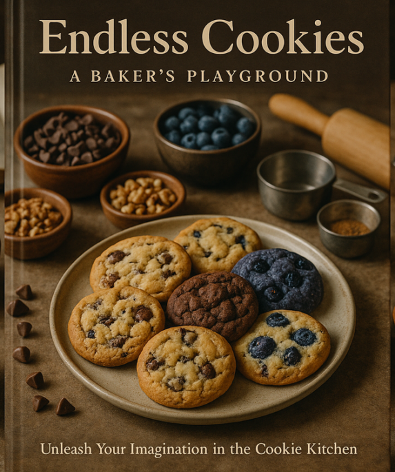 alt_text: Cookie blueberry renyah dengan rasa manis dan segar, menampilkan potongan buah nyata.