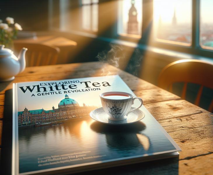 alt_text: Mencicipi white tea dalam ritual elegan, mengungkap rasa lembut dan aroma khas yang menenangkan.