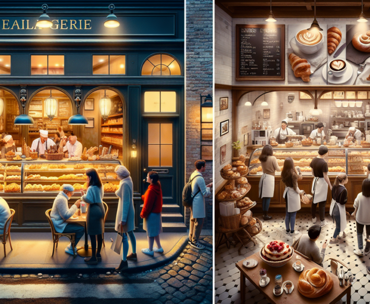 "alt_text": "Boulangerie Prancis di luar negeri menggabungkan tradisi lokal dengan sentuhan unik internasional."