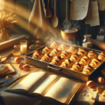 alt_text: Monte Cristo Morning Buns segar ditemani perangkat digital di era internet.