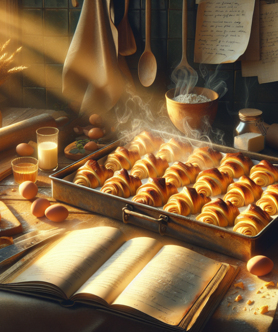 alt_text: Monte Cristo Morning Buns segar ditemani perangkat digital di era internet.