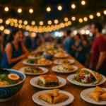 alt_text: CI Foodie menjelajah kuliner ramen otentik dan hidangan Yunani di Houston.