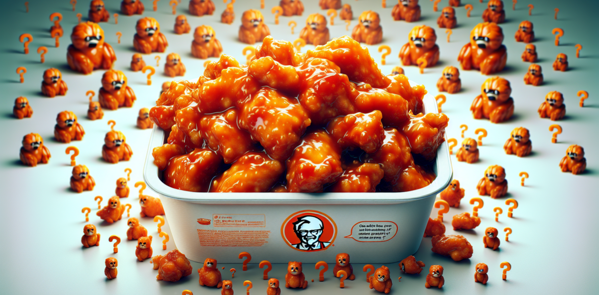 alt_text: Penjelasan tentang inovasi dan perubahan resep Orange Chicken di Panda Express.
