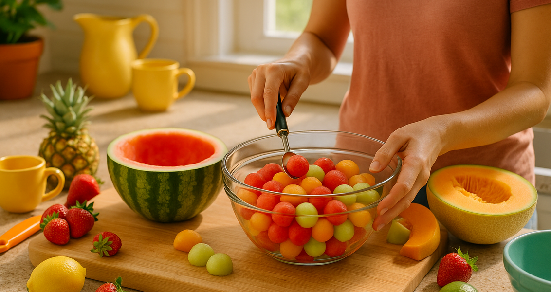 alt_text: Dessert segar khas Chamorro dari Guam, berwarna cerah dengan hiasan buah tropis.