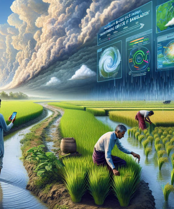 alt_text: Petani Bangladesh memanen padi, simbol kemajuan pertanian di era Global Rice News.