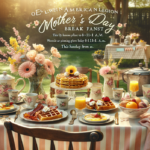 alt_text: Meja sarapan berhias bunga dan kartu ucapan, merayakan Hari Ibu di Legion dengan penuh cinta.