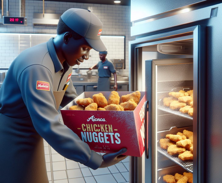 alt_text: McNuggets beku dijadikan inspirasi fashion unik di era makanan cepat saji.