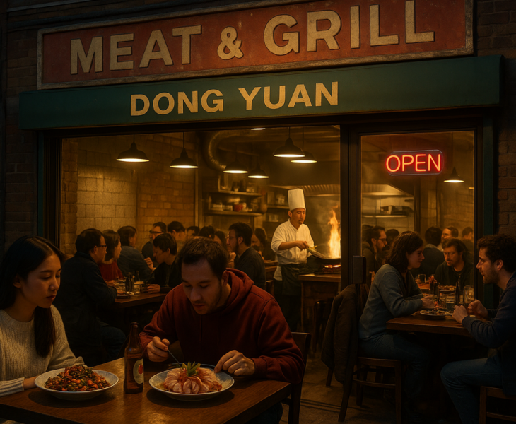 alt_text: Restoran Dong Yuan menyajikan Hunan Cuisine autentik di jantung kota London.