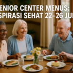 alt_text: Menu sehat untuk Senior Center, 22–26 Juni, inspirasi pilihan makan sehat setiap hari.