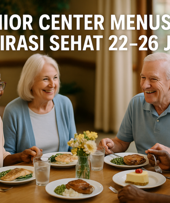 alt_text: Menu sehat untuk Senior Center, 22–26 Juni, inspirasi pilihan makan sehat setiap hari.