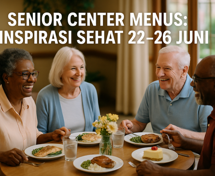alt_text: Menu sehat untuk Senior Center, 22–26 Juni, inspirasi pilihan makan sehat setiap hari.