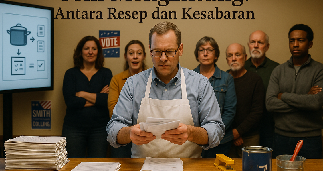 alt_text: Warga Maine berkumpul menanti hasil election 2026, suasana tegang di depan pusat pemilihan.