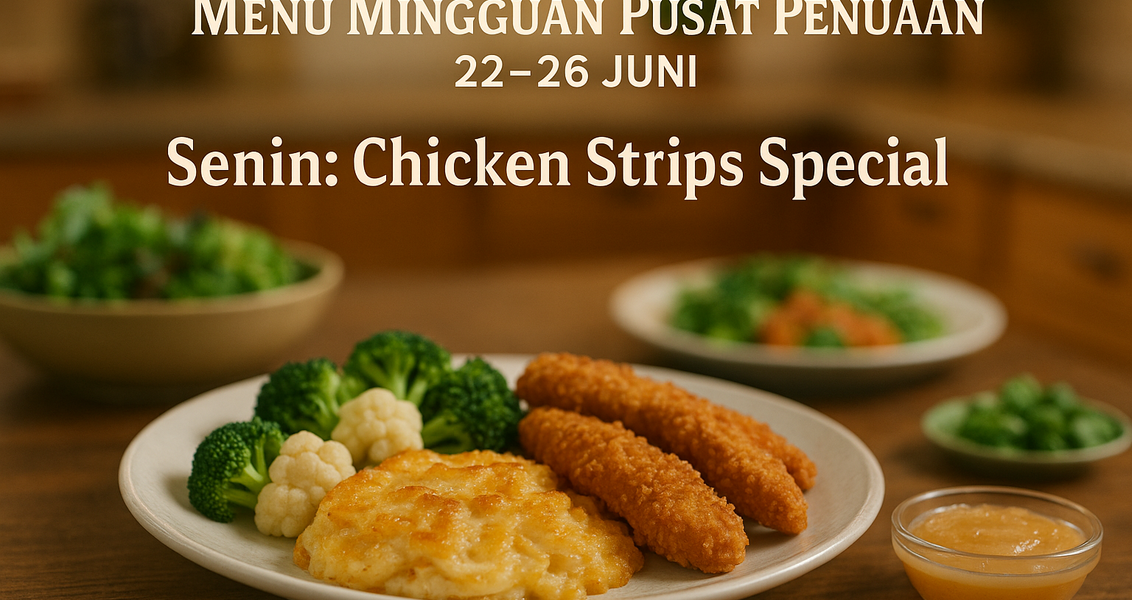 alt_text: Lansia menikmati makanan sehat di meja, simbol kemandirian dan vitalitas pada usia lanjut.