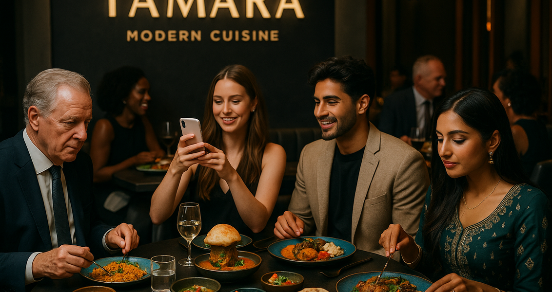 alt_text: Tamara, restoran baru di Orlando, tawarkan kuliner India autentik dan inovatif.