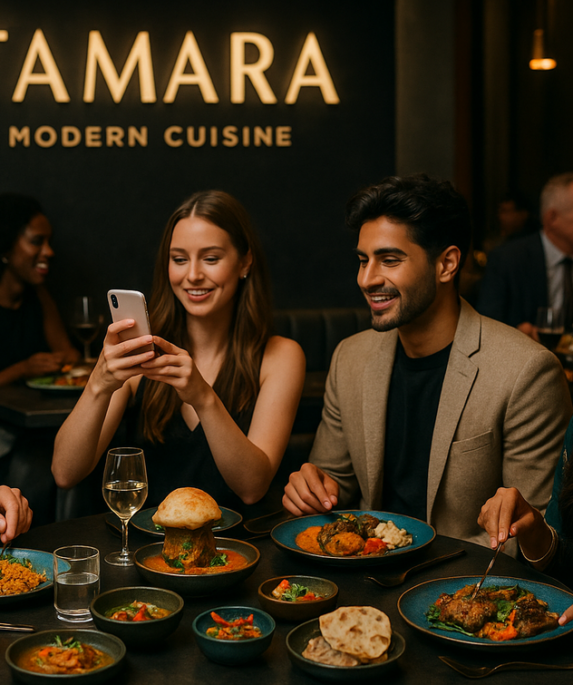 alt_text: Tamara, restoran baru di Orlando, tawarkan kuliner India autentik dan inovatif.