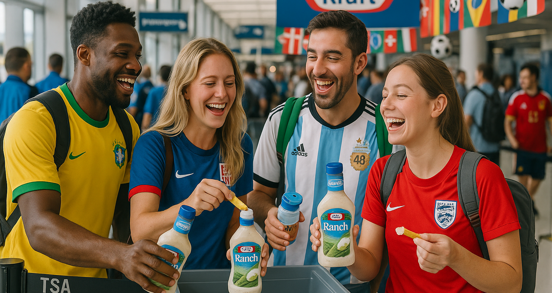 alt_text: Travel kit dengan saus Ranch sesuai aturan TSA, ideal untuk bepergian.