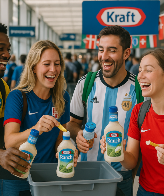 alt_text: Travel kit dengan saus Ranch sesuai aturan TSA, ideal untuk bepergian.