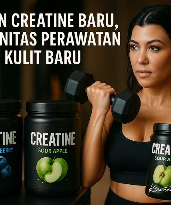 alt_text: "Tren creatine kini merambah rutinitas perawatan kulit, kombinasi kesehatan dan kecantikan."