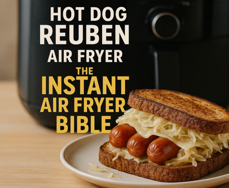alt_text: Hot Dog Reuben di dalam air fryer, siap disajikan ala Chatbot Dapur.