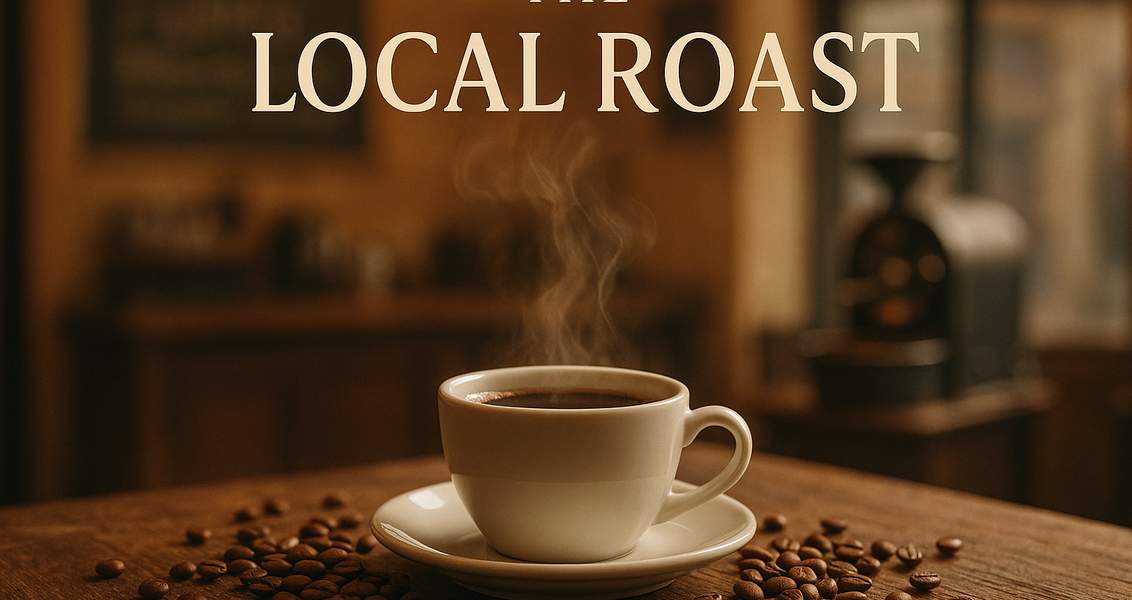 alt_text: "Kopi segar dari The Local Roast, menampilkan standar baru dalam kesegaran."