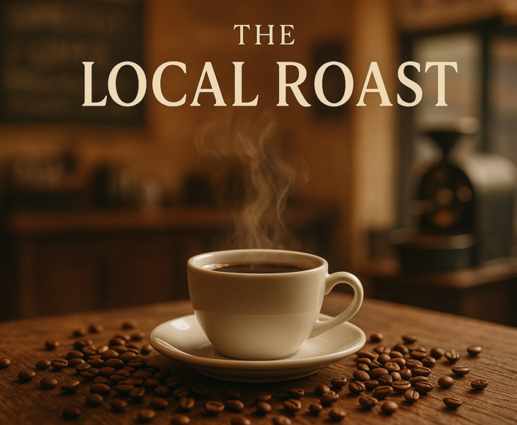 alt_text: "Kopi segar dari The Local Roast, menampilkan standar baru dalam kesegaran."