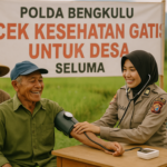 CKG Polda Bengkulu: Edukasi kesehatan untuk desa.