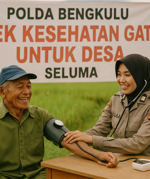 CKG Polda Bengkulu: Edukasi kesehatan untuk desa.