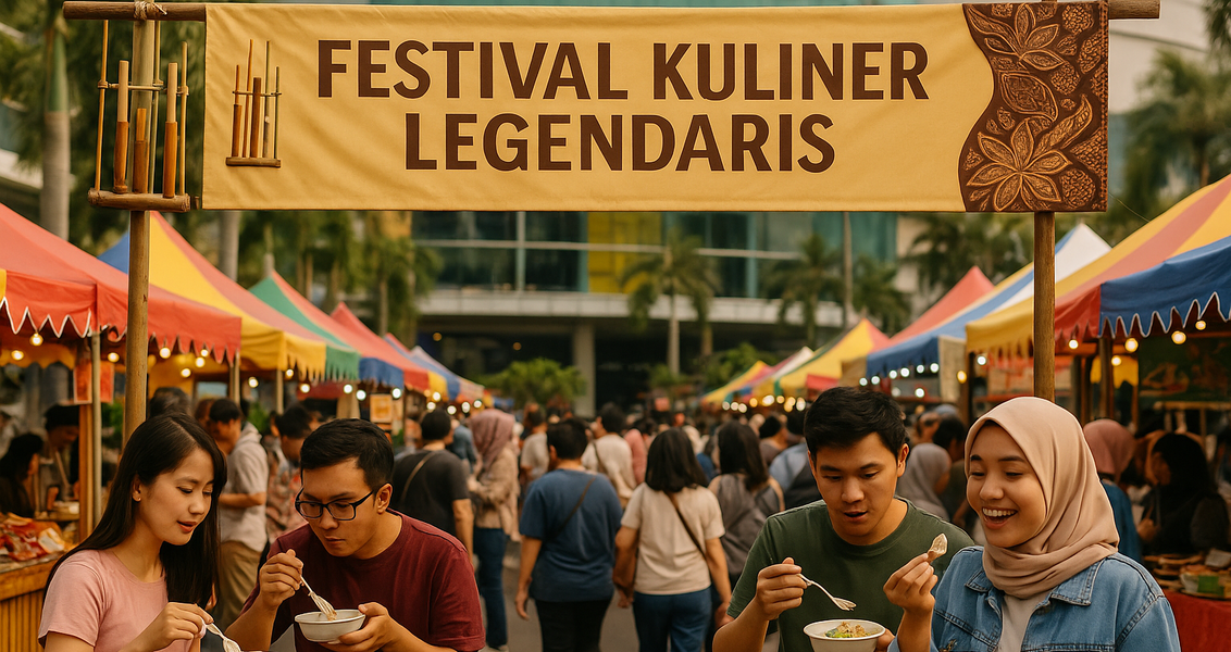 Festival jajanan legendaris di Bandung, beragam kuliner klasik siap memanjakan lidah!