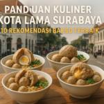 Berburu bakso lezat di area bersejarah Kota Lama Surabaya, sensasi kuliner khas tak terlupakan!
