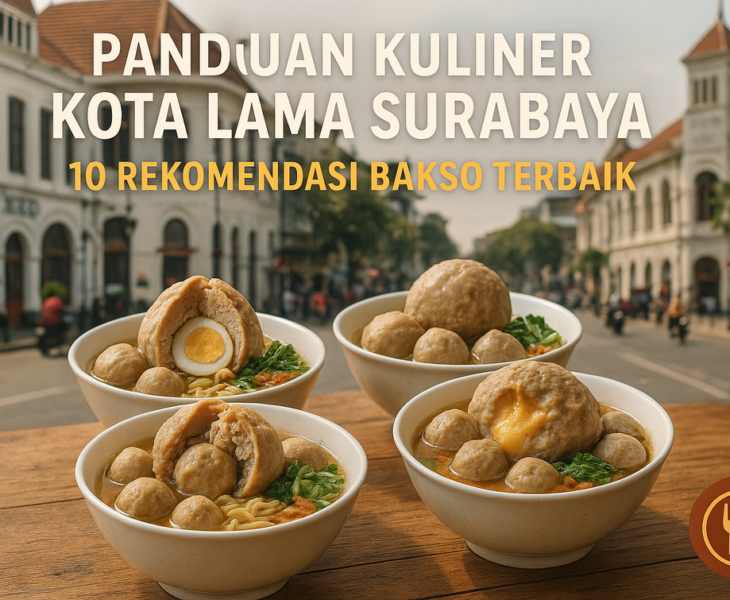 Berburu bakso lezat di area bersejarah Kota Lama Surabaya, sensasi kuliner khas tak terlupakan!