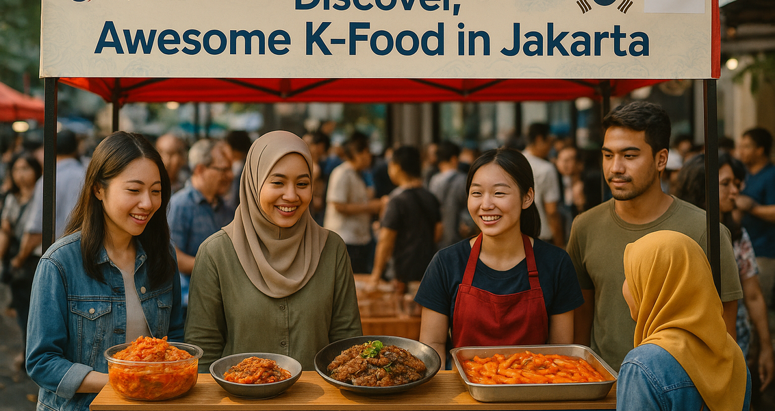 Fenomena K-Halal Korea di Jakarta: Tren baru, kuliner Korea bersertifikat halal ramai peminat.