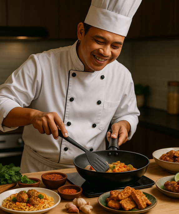 "Chef kreatif ubah bahan sederhana jadi hidangan tren, inspirasi kuliner inovatif!"
