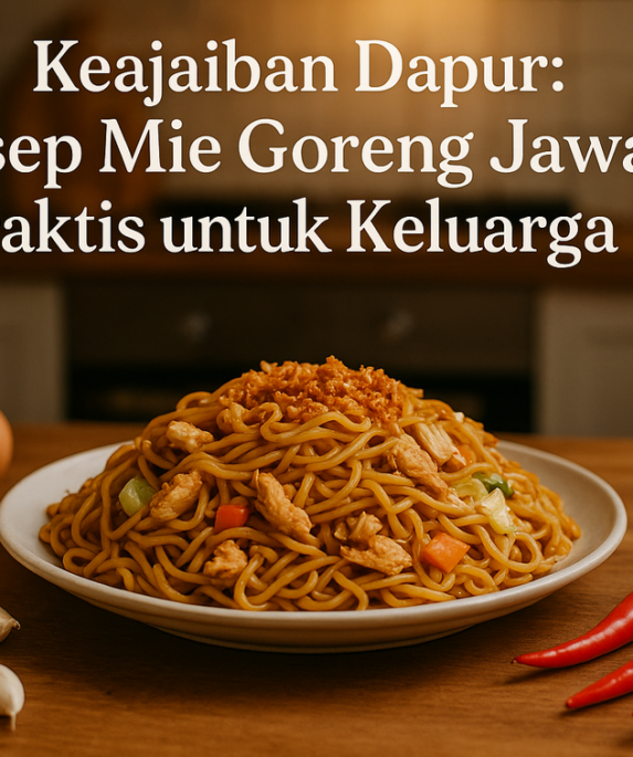 Mie Goreng Jawa rumahan: kombinasi gurih dan manis, bikin nagih di setiap gigitan!