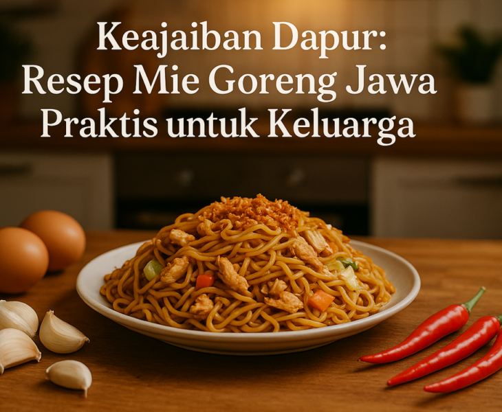 Mie Goreng Jawa rumahan: kombinasi gurih dan manis, bikin nagih di setiap gigitan!