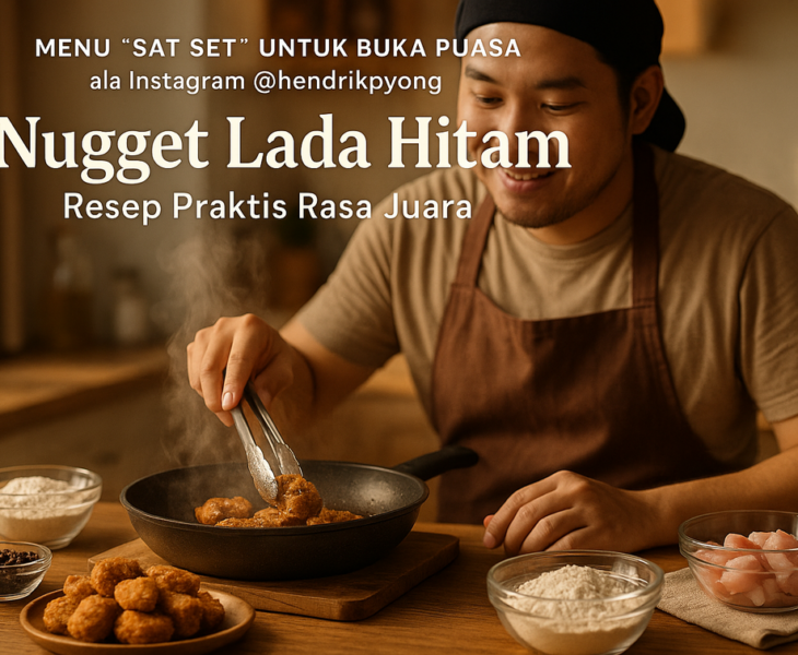 Resep praktis nugget lada hitam, sajian lezat dan juara untuk segala suasana.
