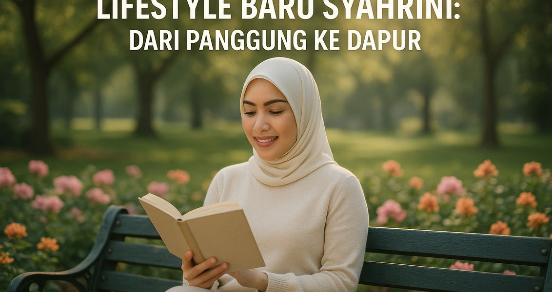 Syahrini meninggalkan panggung, kini menikmati kehidupan baru sebagai koki di dapur.