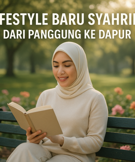 Syahrini meninggalkan panggung, kini menikmati kehidupan baru sebagai koki di dapur.
