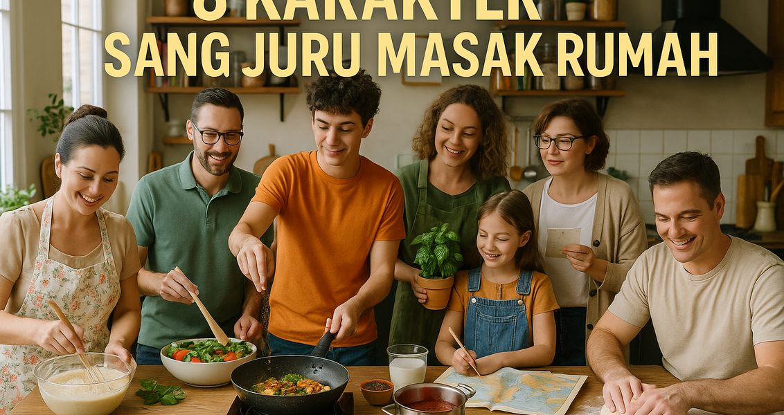 "Temukan sisi unik dari dirimu lewat hobi memasak di rumah. Kenali kepribadianmu lebih mendalam!"